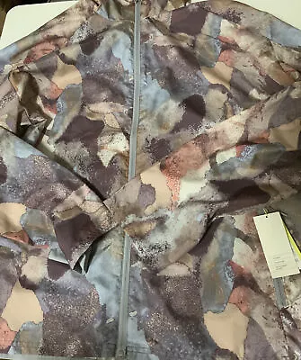 🧷 Men's Camo Print Packable Jacket - All In Motion™ XXL BROWN 🆕 • $27.99