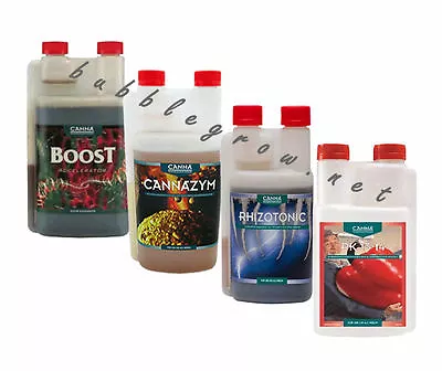 Canna 1l Combo - Boost Accelerator + Cannazym + Rhizotonic + Pk 13-14 Additives • $420