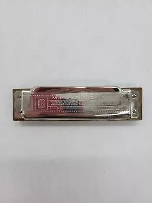 Vintage M. Hohner Blues Harp German-Made Metal + Wood Harmonica • $23.99