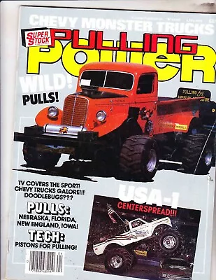  PULLING POWER Magazine---APRIL 1985----RACING MONSTER TRUCKS TRACTORS • $69.99