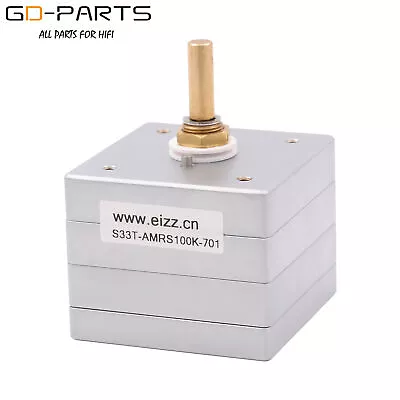 EIZZ 33 Steps Stereo Volume Potentiometer Audio LOG Stepped Attenuator AMRS 100K • $308.20