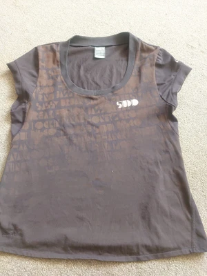 £4.50 • Buy Ladies Nike Sports Top Studio Fit Dry Brown Good Condition Size Xl