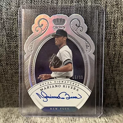 2023 Panini Chronicles Crown Royale Signatures Mariano Rivera /99 Yankees Auto • $95