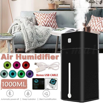 $6.75 • Buy Ultrasonic Air Diffuser Aroma Aromatherapy Purifier LED Essential Oil Humidifier