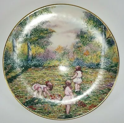 Vintage 1977 Calhoun “Picking Flowers” Collector’s Plate W/box  Dominic Mingolla • $10