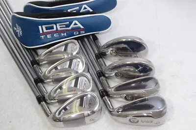 NEW Adams Idea Tech OS 3-4H 5-PW Iron Set Right Stiff Flex Graphite # 171398 • $629.14