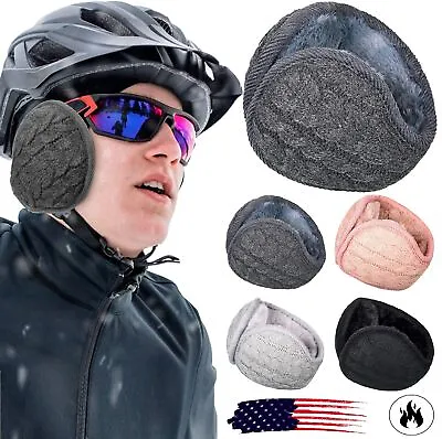 Ear Muffs Winter Ear Warmers Fur Soft Earwarmer Men Women Behind The Head Band • $8.99