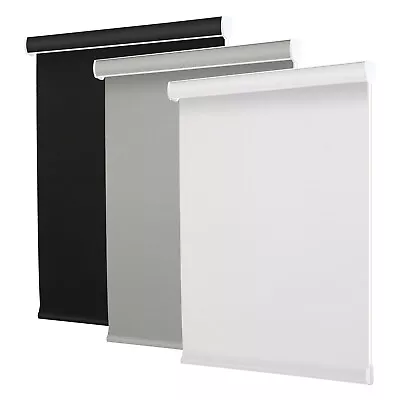 Corded Waterproof Blackout Roller Shades Blind Window Blinds -3 Colors • $54.99