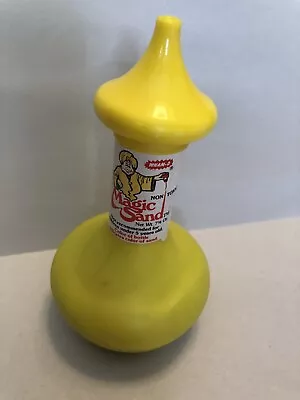 Vintage Bottle Of WHAM-O Yellow Magic Sand 1981 Original • $26.99