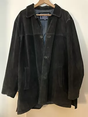 Newport Harbor Black Suede Jacket Perfect Condition • $130