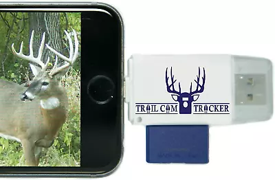 TRAIL CAMERA SD CARD READER Smartphone IPhone Android Game Tracker Cam Viewer • $13.93