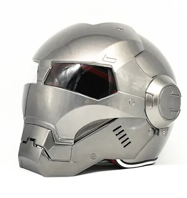 Motorcycle Helmet Stylish Flip-Up Full Face Helmet With DOT Certification Sliver • $109