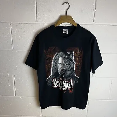 £79.95 • Buy Vintage Kevin Nash Shirt Mens Large 90s NWO Wrestling Wolf 1998 WCW Black Casual