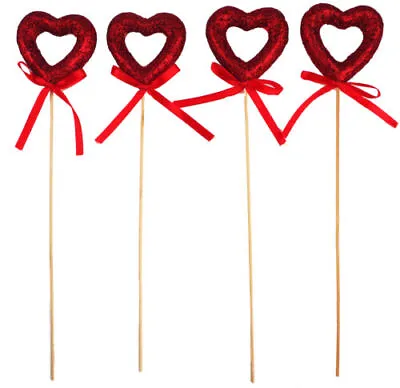 £4.99 • Buy Romantic Glitter Heart For Valentine Wedding Birthday Decoration Gift VAL4572