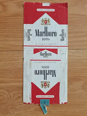 Opened Empty Cigarette Soft Pack--100 Mm-Mexico-Marlboro • $2