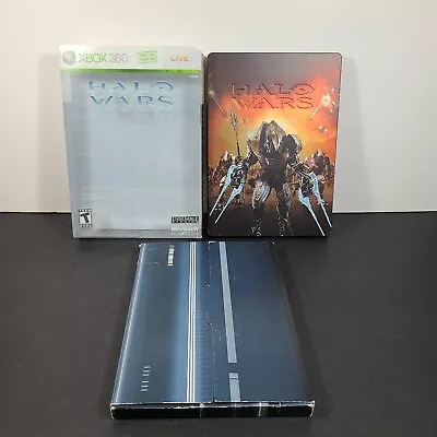 Halo Wars -- Limited Edition (Microsoft Xbox 360 2009) Complete CIB Steelbook • $59.95