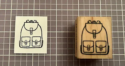 A Muse Rubber Stamp 7-7186C Backpack Back To School College University Student • $5.49