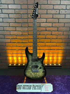 2022 Ibanez Premium AZ427P1PB 7-String Electric Guitar - Charcoal Black Burst... • $999.95