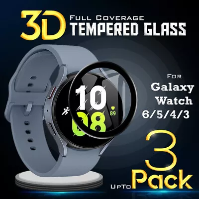 For Samsung Galaxy Watch 6 5 4 40 /43 /44 /47mm Tempered Glass Screen Protector • $5.99