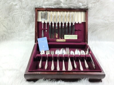 $125.99 • Buy Vintage Community Plate Silverware Flatware 1936 CORONATION 53 Pc Service For 8