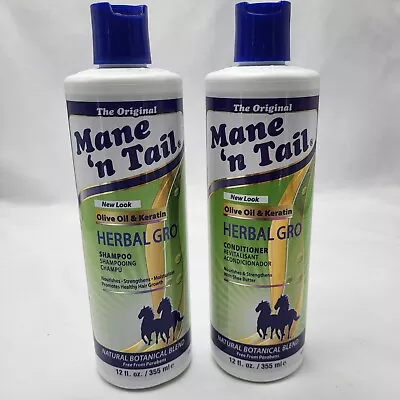 The Original Mane 'n Tail Herbal Gro Shampoo & Conditioner - Olive Oil & Keratin • $24.97