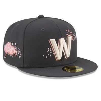 Washington Nationals New Era 2022 City Connect 59FIFTY Fitted Hat - Graphite • $32.19
