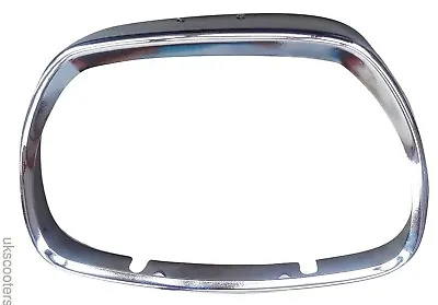 Vespa Sprint Super Gl Gt 125 150 180 Trapezoid Headlight Rim Italian New Chrome • $27.73