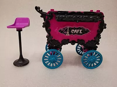 Monster High-Scaris City Of Frights Cafe Cart & High Chair Stool 2012 • $8