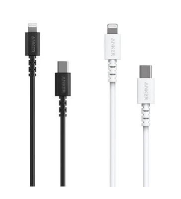 $39.95 • Buy Anker A8612H11/A8612H21 PowerLine Select USB-C To Lightning 0.9m - Black/White