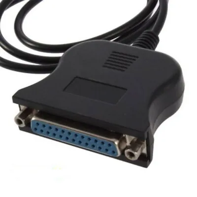 £4.65 • Buy USB 2.0 Male To 25 Pin DB25 Female Parallel Port Printer Adaptor Cable UKDC.