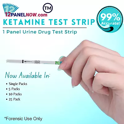 $21.99 • Buy KET/Ketamine Urine Drug Test Strips, One-Step, Results Within Minutes! (25 Pack)
