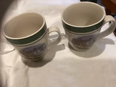 2 New Cabelas Cabin Large Coffee Mugs • $17.50