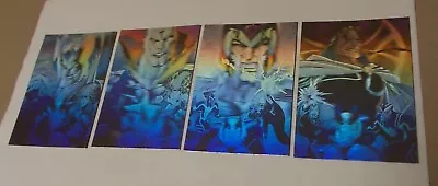 X-men Hologram Cards Set Of 4  Marvel Chef Boyrdee 1995  Mint Stryfe Exodus Ma • $14.99