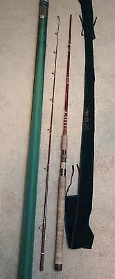 Vtg Rare Fenwick Woodstream FS80C 8' 2PC Bait Casting Fishing Rod/Tube & Sock • $119.99