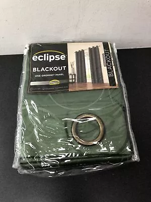 Eclipse 11250042X084SG Sage Geometric Blackout Curtain - 42 In. W X 84 In. L • $18.05