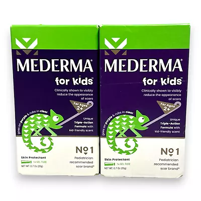 Mederma For Kids- Reduce The Appearance Of Scars Skin Protectant 0.7oz LOT OF 2 • $20.95