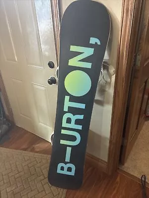 Men’s Burton Instigator Flat Top Snowboard With Burton Cartel EST Bindings • $550