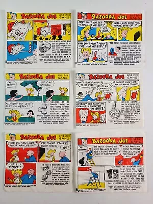 Bazooka Joe 1960 Vintage Comic Bubble Gum Wrappers • $13.95