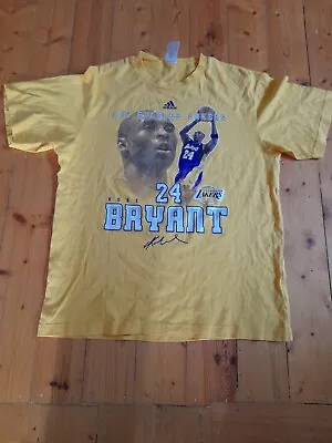 Y2K Adidas Kobe Bryant Yellow T Shirt Size Medium  • $57.80