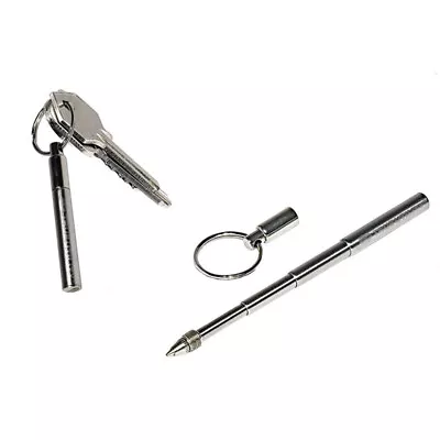 £2.27 • Buy Portable Stainless Steel Telescopic Function Ballpoint Pen Metal Key .qh