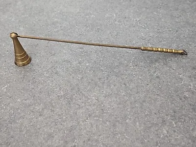 £11.90 • Buy Vintage Collectable Brass Candle Snuffer Antique Snuff Extinguisher