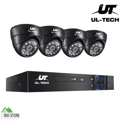 UL-tech CCTV Camera Security System Home 8CH DVR 1080P IP Day Night Cameras Kit • $175.84