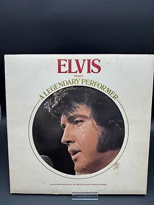 Elvis Presley A Legendary Performer Vintage Vinyl LP 1973 RCA Records VG • $9.99