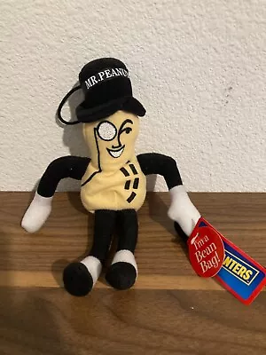 Mr. Peanut Planters Mini Plush Stuffed Cane Top Hat 10” Nabisco Bean Bag Doll • $12.99