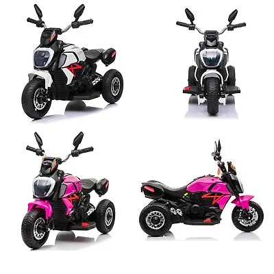 New 3 Wheel Motorbike Kids 6V Trike Electric Ride On Motorcycle - Lights Music • £59.99