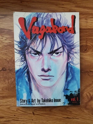 $60 • Buy Vagabond Vol 1 - English Manga Viz Takehiko Inoue - Rare OOP - Beautiful Color 