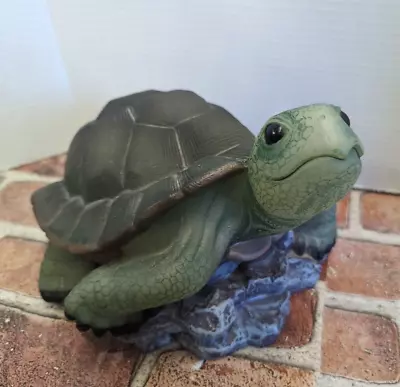 Adorable! Vintage ArtLine Inc Plastic Turtle Garden/Lawn Ornament 2003 Lights Up • $19.98