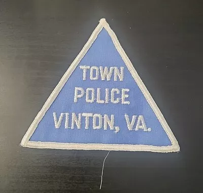 Vtg.Town Of Vinton Police (Virginia) 2nd Issue Shoulder Patch( Unused  • $24.95