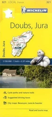£7.30 • Buy Doubs Jura France Local Map 321 By Michelin Travel Publications (Sheet Map Folde