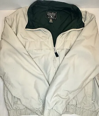 Vintage Eddie Bauer Jacket Kaki Color Size Large Good Condition See Photos • $18.99